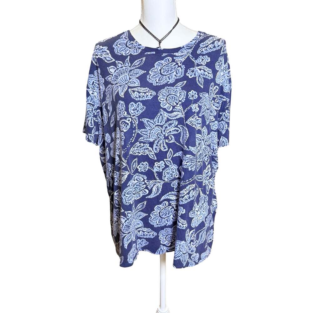 We The Free Women's Floral Print Short Sleeve T-Shirt Size S